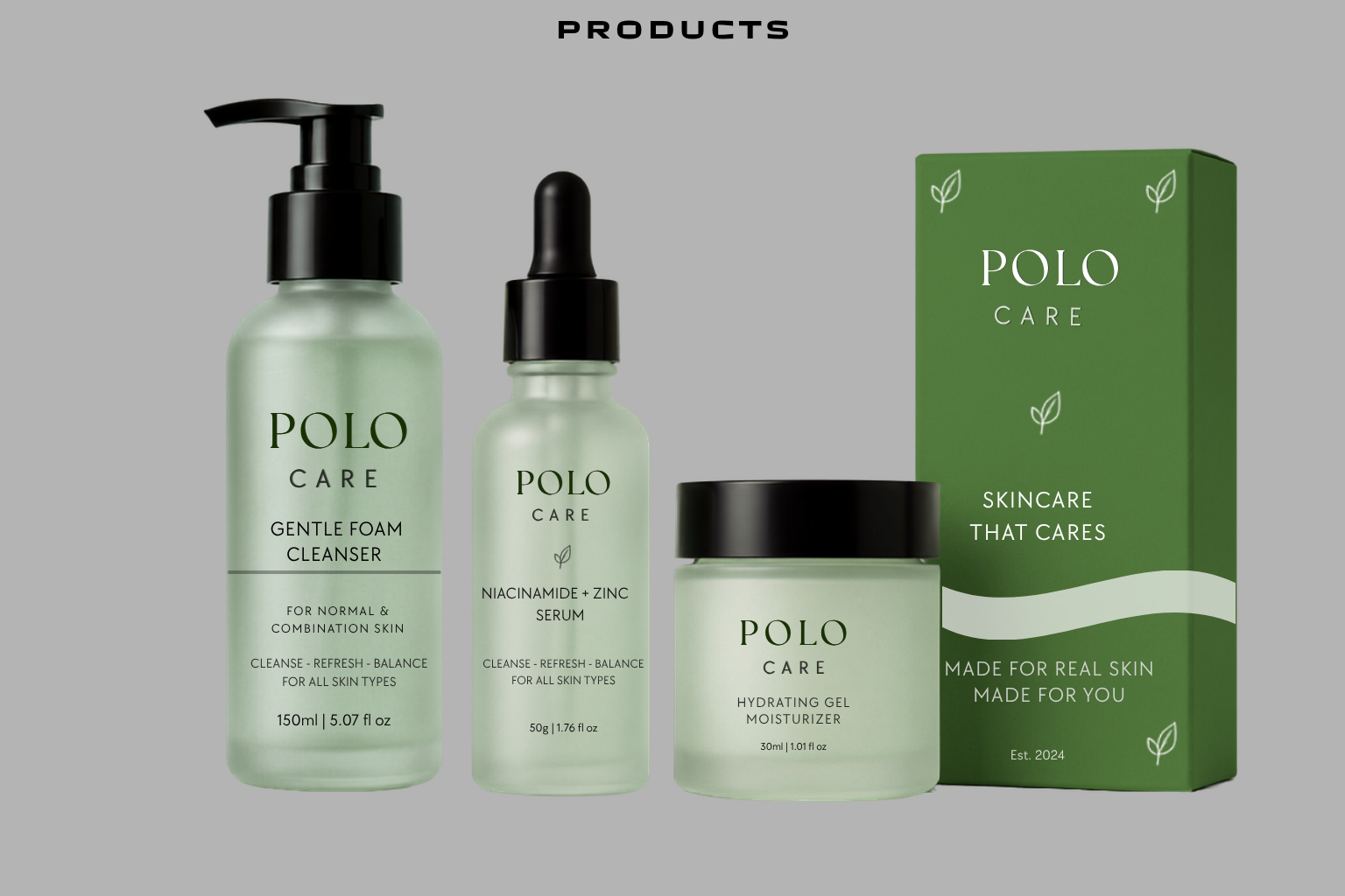 Polo Care skincare brand identity, image 3 of 4